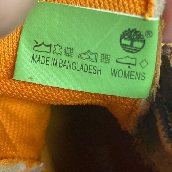 TIMBERLAND‎ Women’s Leather Waterproof Hiking Work Boot Size 7.5 Tan - Picture 11 of 12